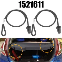 2x Car Door Rear Parcel Shelf Strap Nylon For Ford Fiesta 2008-2012 1521611 Automobile Boot Replacement Parts Trunk Lanyard