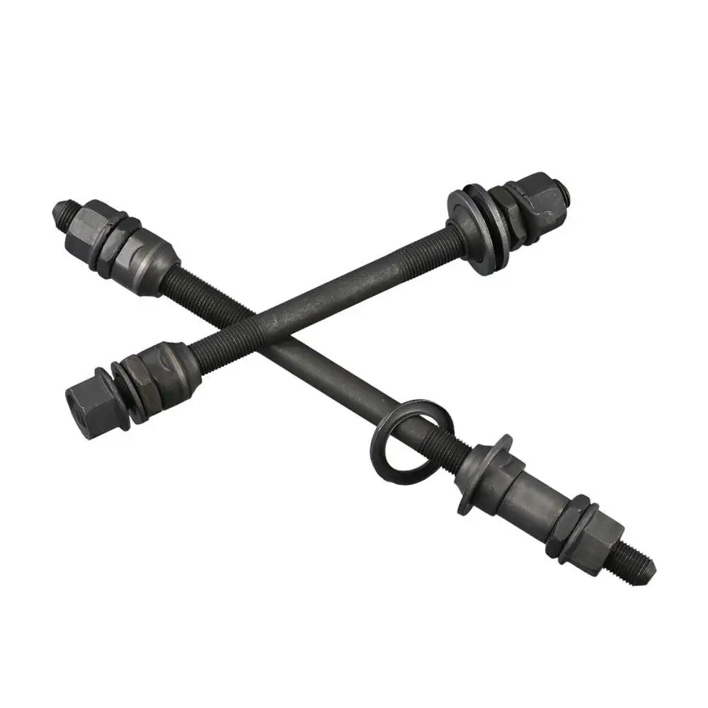 Metal Mountain Bike Road Bike Front Rear Axle Front Back Axles Bicycle Wheel Hub Axle Bike Spindle