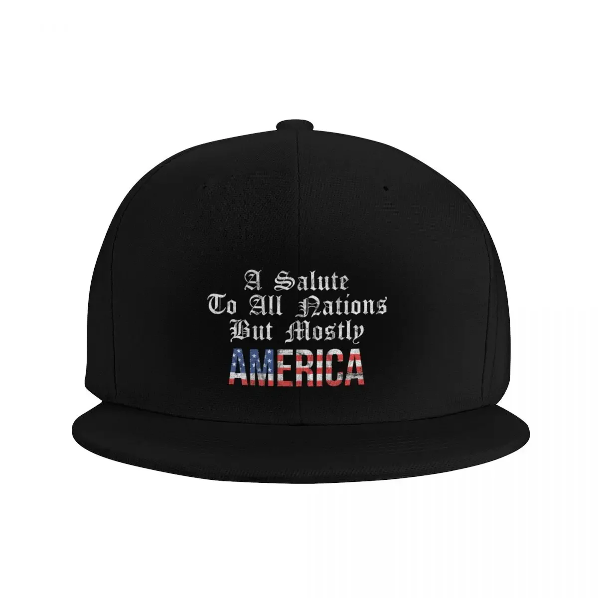 A Salute to All Nations But Mostly AMERICA! Vintage Baseball Cap Beach Golf Cap Baseball Men Women's