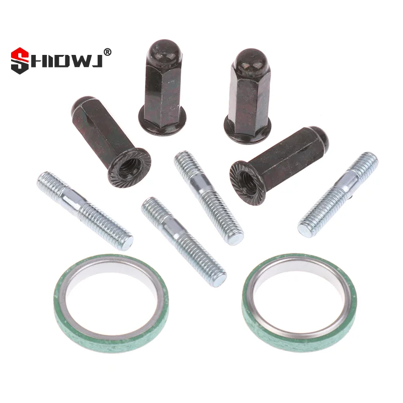 

Для Gy6 винтовых прокладок выхлопной трубы двигателя мотоцикла, комплект запасных частей, 2 комплекта