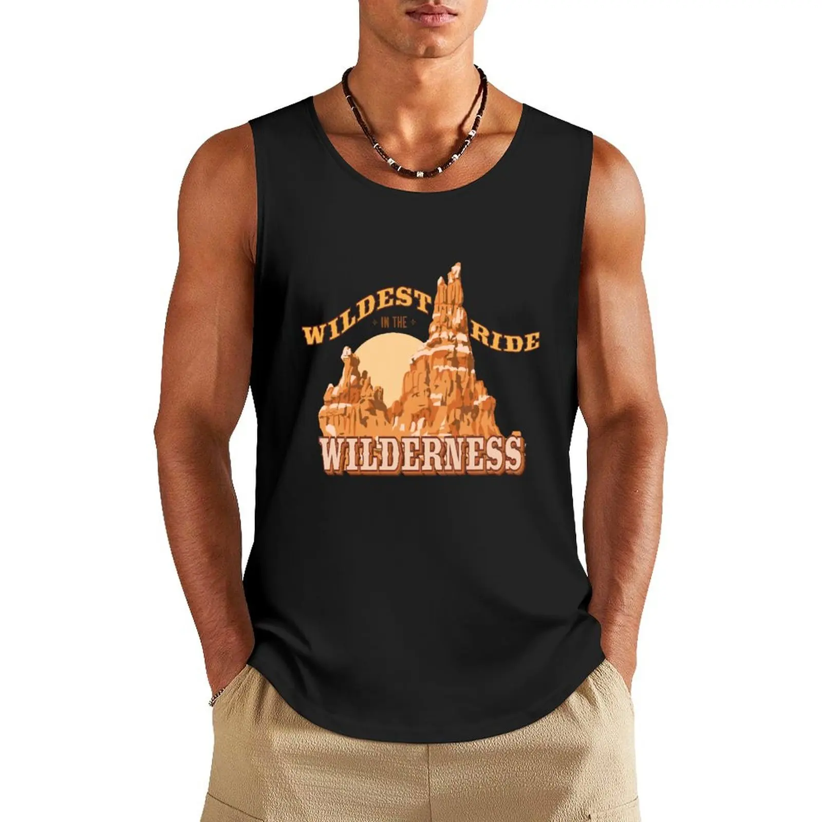 Big Thunder Wildest Ride in the Wilderness Tank Top anime top clothing men summer clothes men 2024