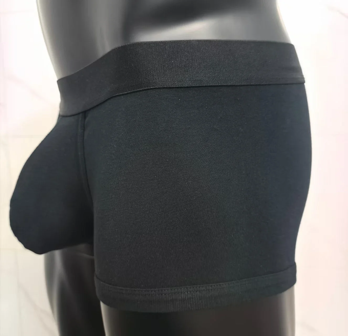 2026 New Classic Mens Boxer Briefs with Large Pocket Cotton Breathable Soft Sexy Underwear for Mens Comfortable Pouch Underpants