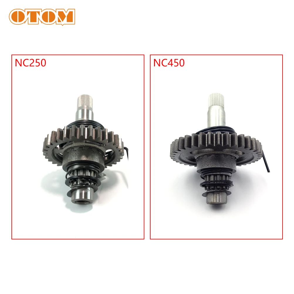 OTOM NC250 NC450 Parts Start Gear Motorcycle Dirt Bike Starting Mechanism Assembly Spindle Shaft Part For ZONGSHEN KAYO Motoland