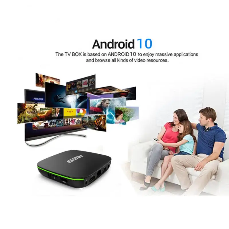 2025 Android 12 TV-Box Wifi6 1080P H.265 4K 60fps 4G 32G Smart 6k Set-Top-Box IPTV 3D Media Player