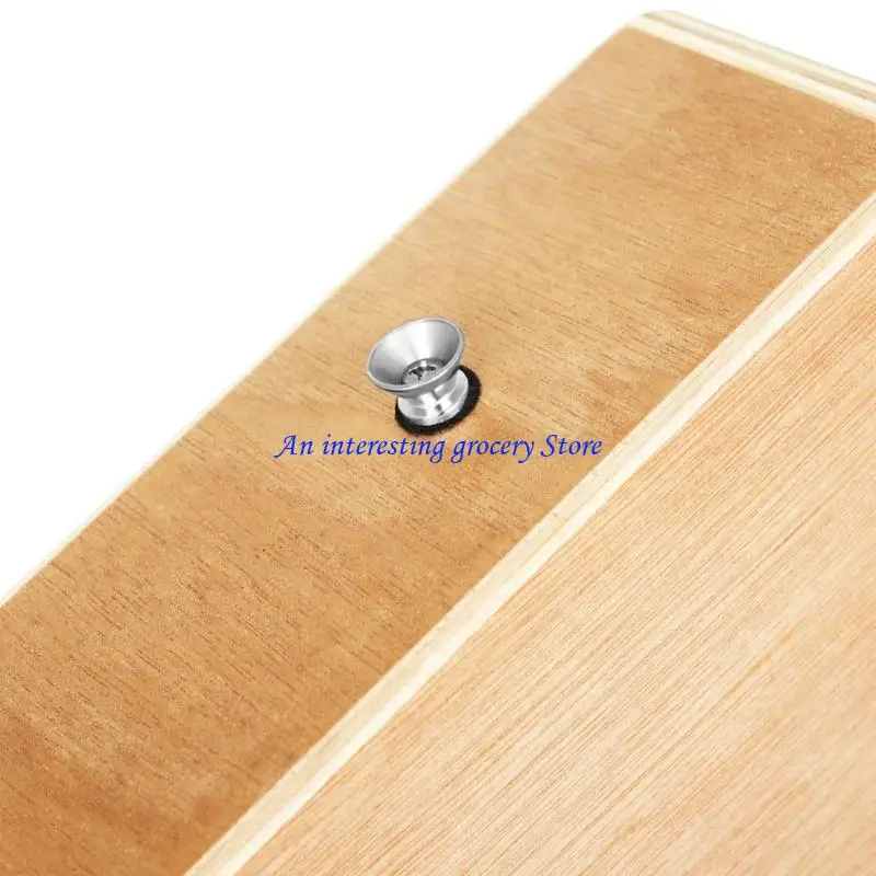 Picture 4: 652D Travel Cajon Flat Hand Drum with Adjusted Strap Easy to Carry Hand Drum