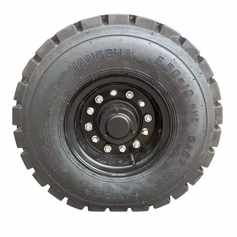 Small Pneumatic Rubber Tires for Industrial Forklifts Durable Cheap Replacement Wheels Heavy Duty Warehouse Equipment Parts