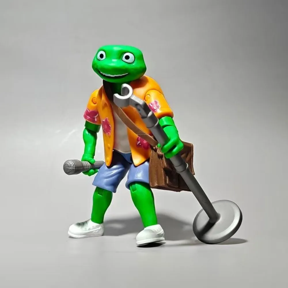 Playmates TMNT Mutant Mayhem High School Figure 2 Pack Raphael Michelangelo Movable Turtle Action Figure Collectible Toy view 5