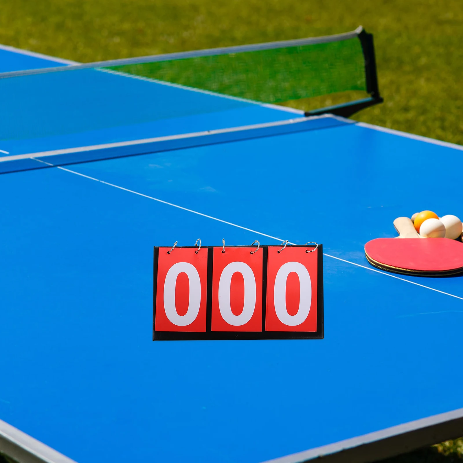 

2Pcs Portable Multifunctional Scoreboard Flipper for Tabletop Indoor Outdoor Basketball Volleyball Tennis Sports