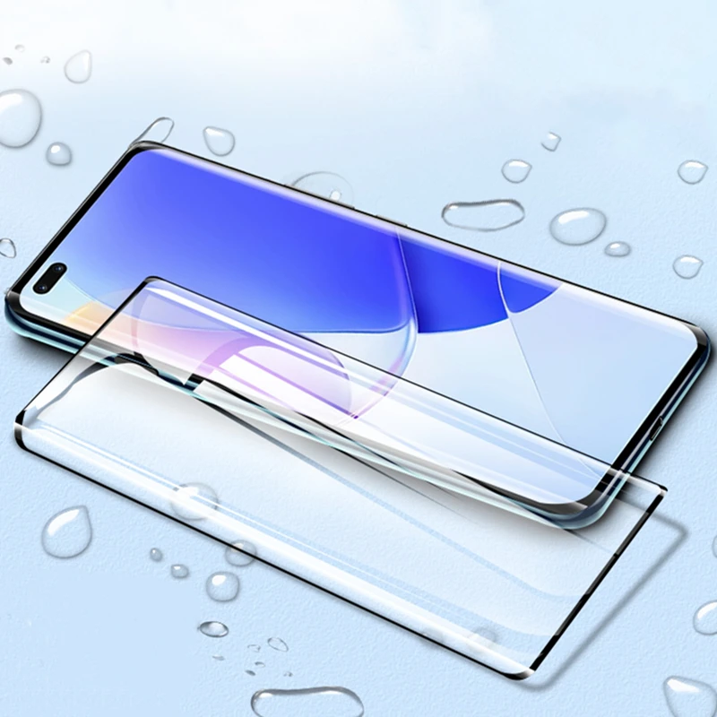 Curved Glass For Huawei Nova 9 Pro Glass Nova 9 Pro Screen Protector Tempered Glass Protective Phone Film Huawei Nova 7 8 9 Pro