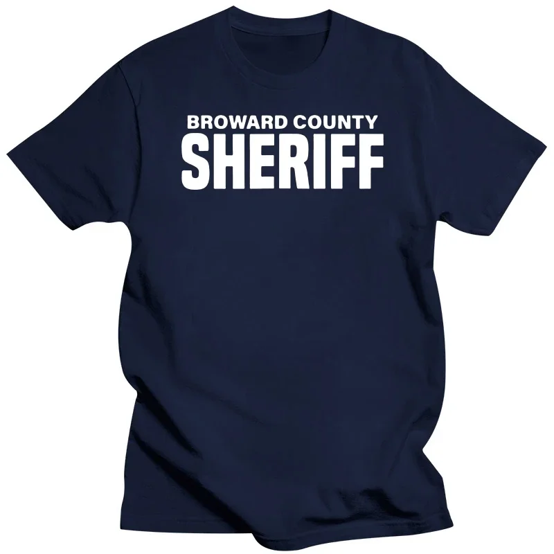 brand men shirt Broward County Florida Sheriff Deputies Uniform Duty T Shirt