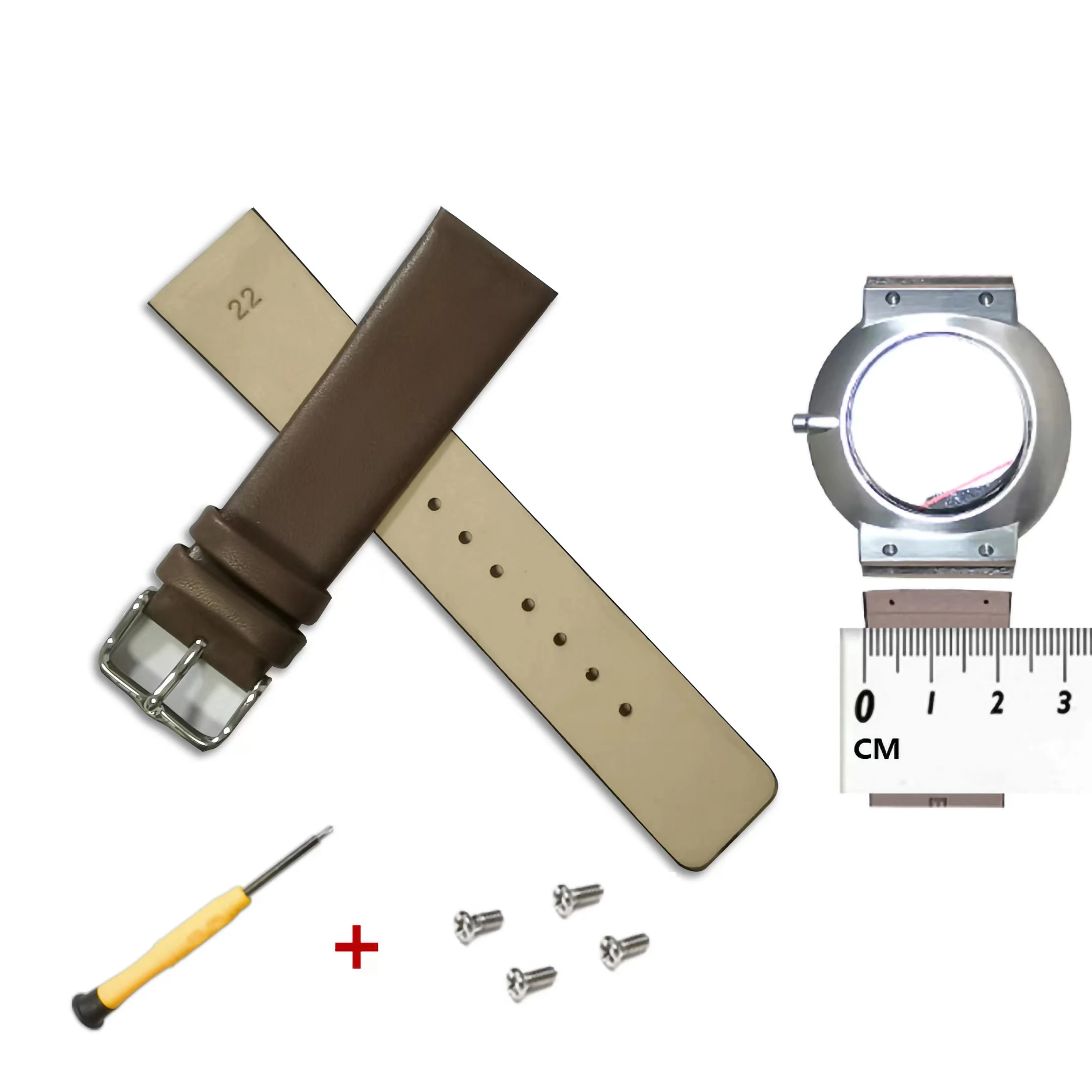 Replacement Leather  Watch Band for Skagen Bering  with Screws，Screw Strap For More Sizes