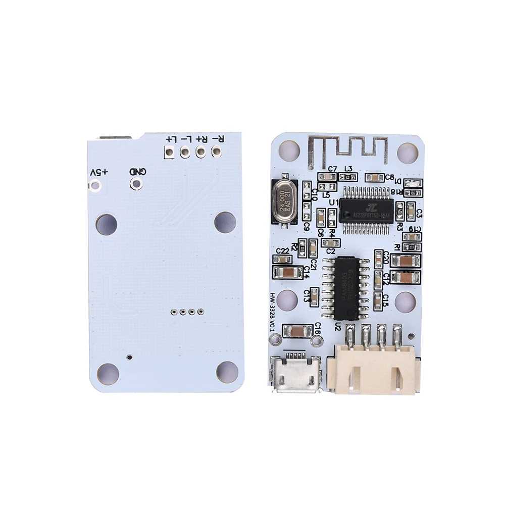 PAM8403 Kabelloses Bluetooth 4.0 3W+3W Stereo-Audio-Empfängermodul Digitaler Verstärker Soundboard Micro USB – Detail 3