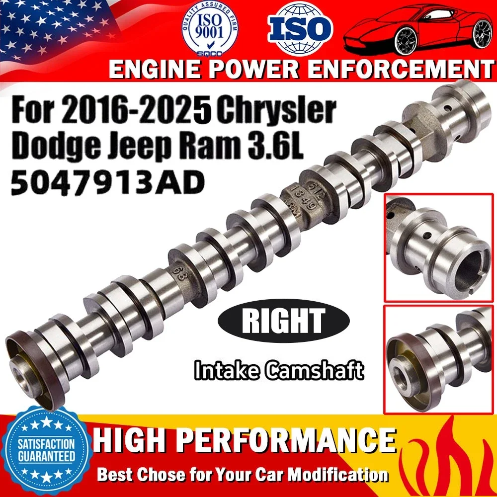 

5047913AD Right Intake Cam Camshaft For Chrysler Pacifica 3.6L V6 2017 2018-2025