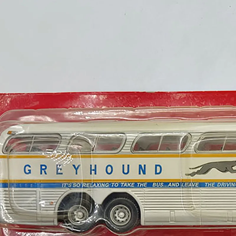 Diecast in stock 1:43 Scale Ixo GREYHOUND SCENICRUISER 1956 American Sightseeing Bus Model Alloy Model Finished Collection Gift