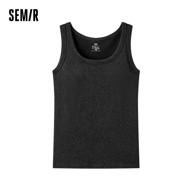 Semir Women Vest Thermal Moisture Wicking Solid Slim Fit 2026 Soft Everyday Inner Outer Layering Top