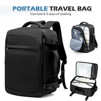 Bolsa para ordenador portátil de 15,6 pulgadas para hombre, mochila de viaje para avión de cabina, 40x20x25, mochila para equipaje de mano capaz, mochila universitaria Ryanair