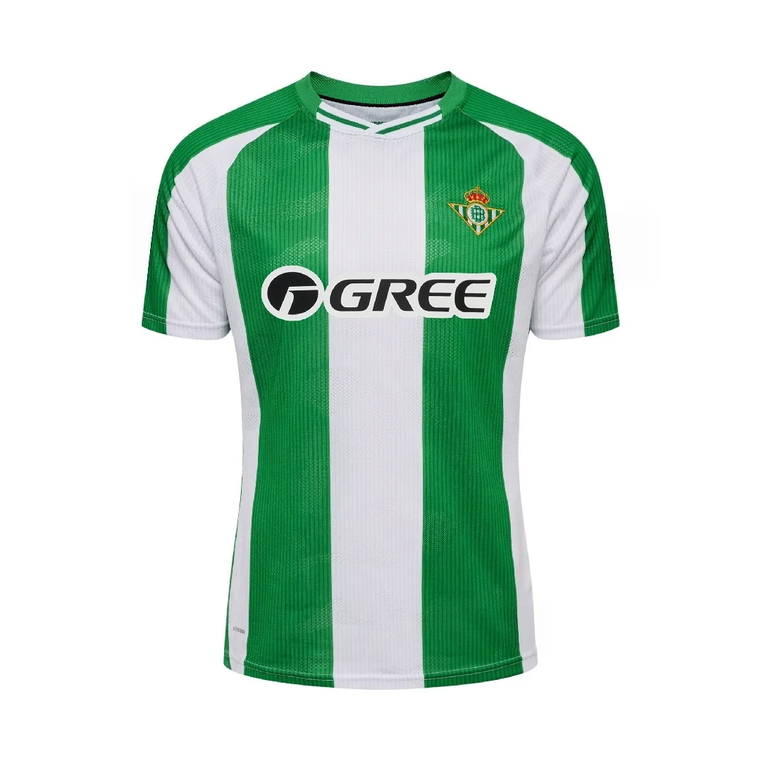 26-27 Real Betis Home and Away T-Shirt with 3D Digital Print, Comfortable and Breathable Sports Casual Top