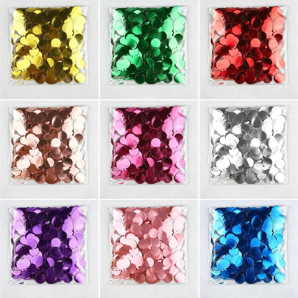 Confetti Cannon Tube - 1,5 cm ronde aluminiumfolie confetti ballonvullers