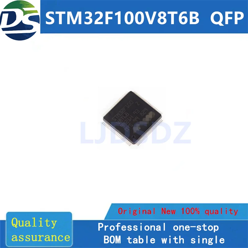 1 PÇS/LOTE  STM32F100V8T6B  QFP   NEW  IN  STOCK