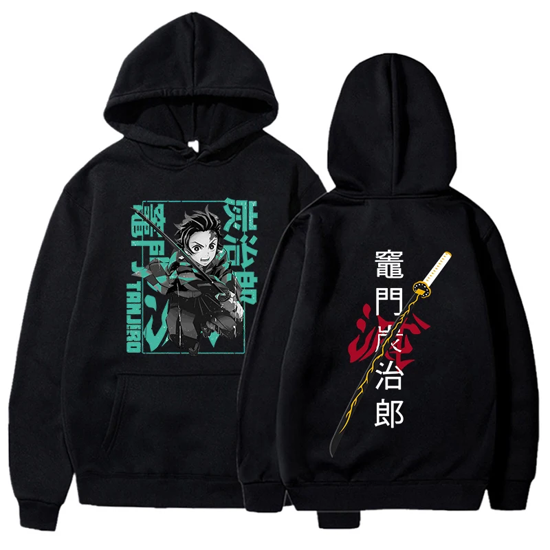 Hot Fashion Kamado Tanjirou Printed Hoodie Anime Graphic Sweatshirt Women Men Casual Tops Long Sleeve Pullover