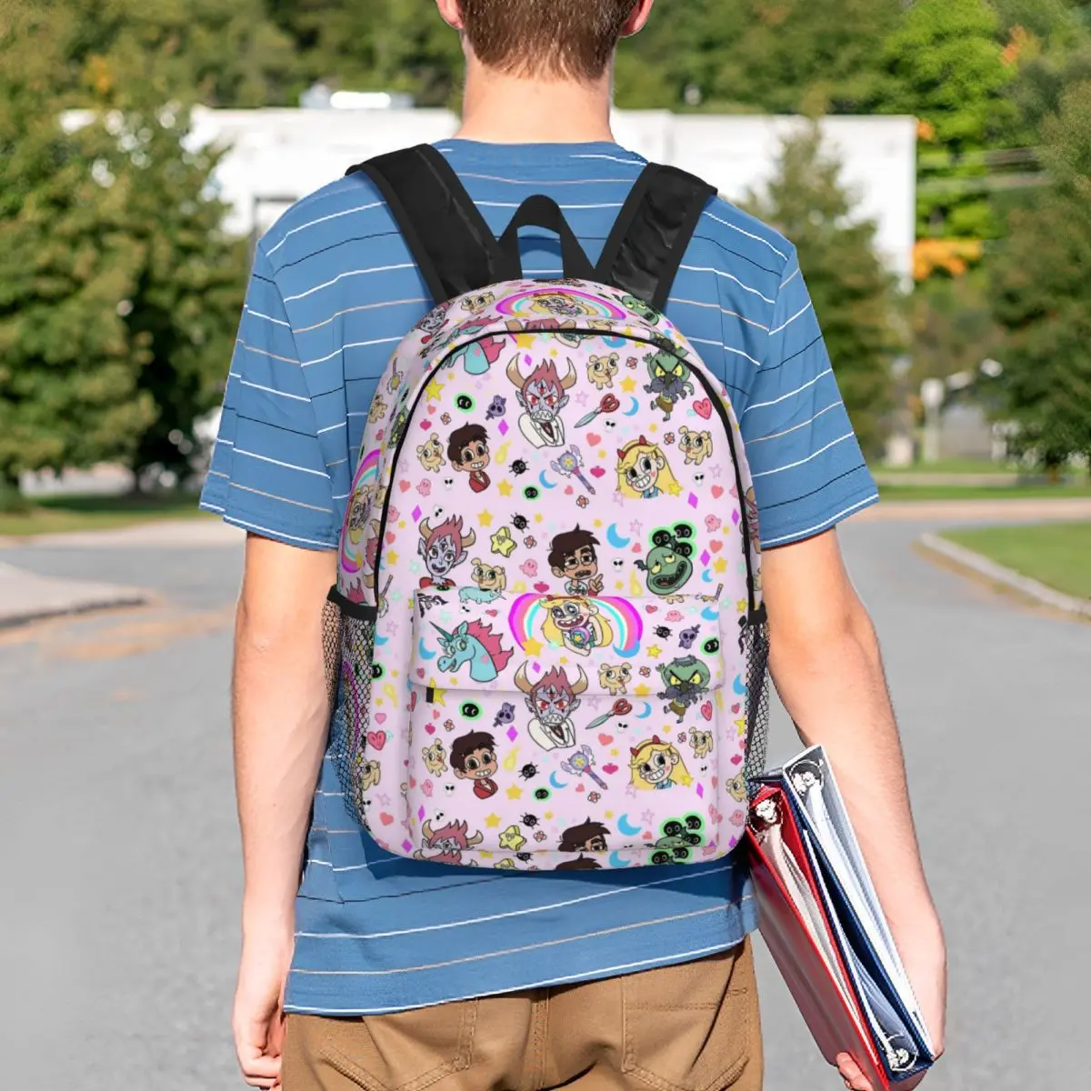 Star VS The Forces Of Evil Backpack Student BookBag Boys Girls School Bag Laptop Shoulder Bags