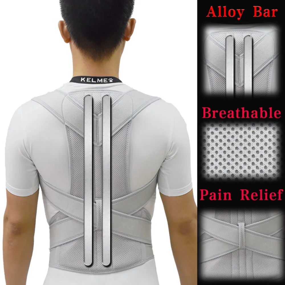 Alloy Bar Posture Corrector Scoliosis Back Brace Spine Corset Shoulder Therapy Support Posture Correction Belt Orthopedic Back