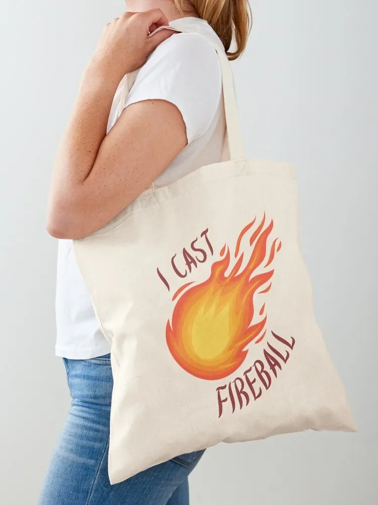 

I cast fireball Tote Bag custom bags woman shopping bag shopping bag logo canvas bags