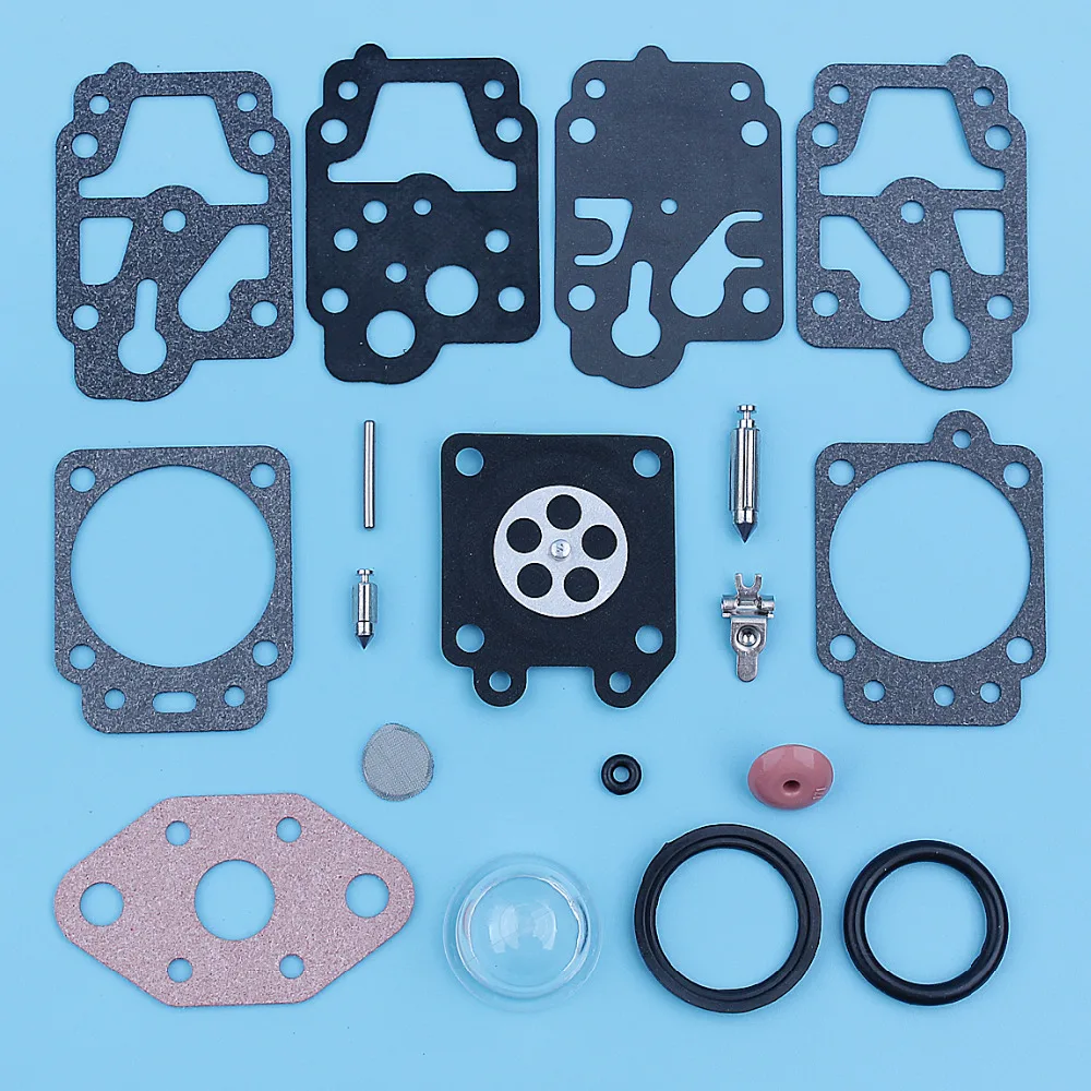 Carburetor Carb Repair Rebuild Kit For Troy-Bilt TB26TB TB475SS TB490BC TB425CS TB26CO TB475S TB144 Trimmer Cultivator Part