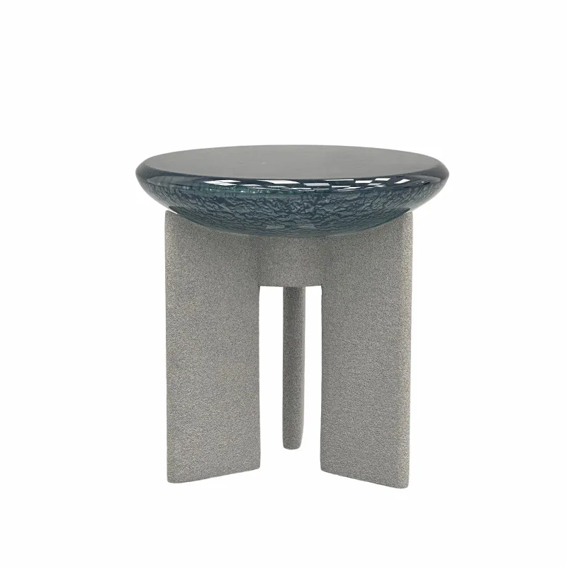 

FRP resin coffee table sofa table living room famous small apartment side corner table