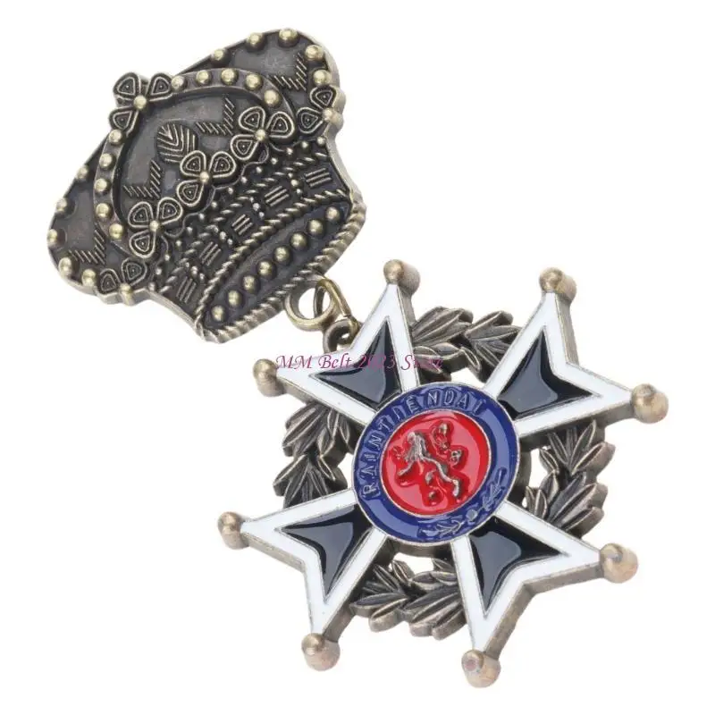 

49me Star Brooch Brooch Pin для энтузиастов ретро и коллекционеров