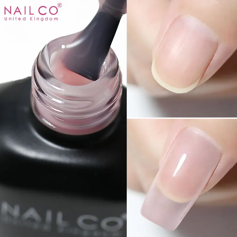 네일코 러버 베이스 젤 폴리쉬 밀키 핑크 젤리 화이트 베이지 6색 유리병 젤 바니쉬 매니큐어 세미 퍼머넌트 네일 아트 젤
