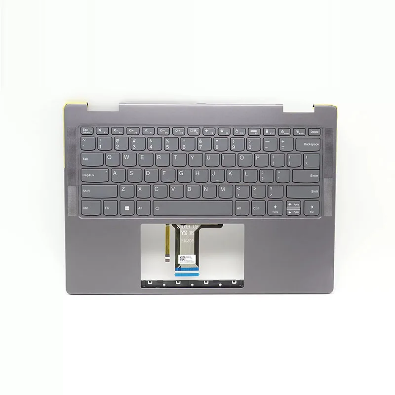 Palmrest With US Backlight Keyboard For Lenovo THINKPAD Yoga 7 14IRL8  Gray Color