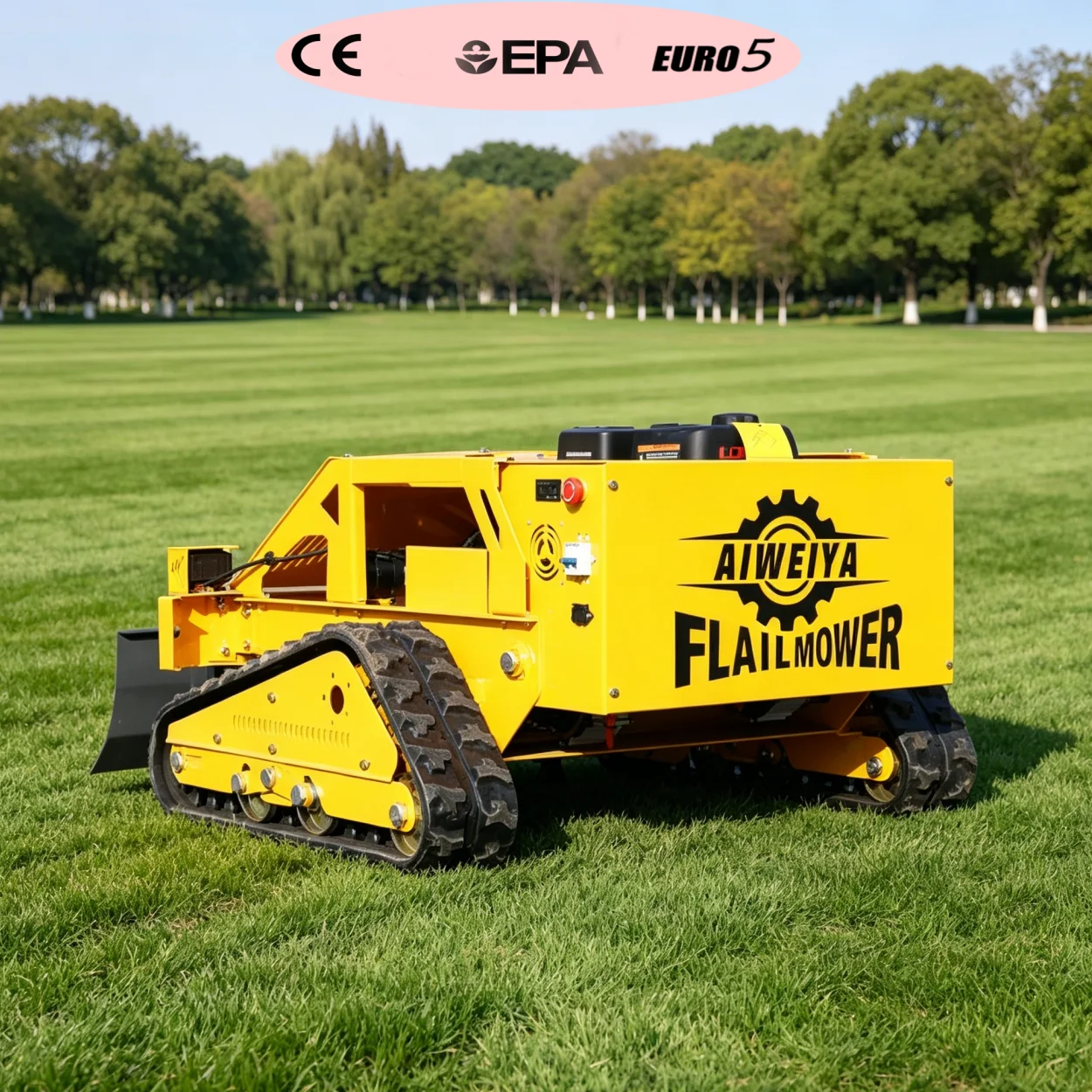

Customized Remote-Controlled Weed Trimmer for Slope Field Professional Terrain - Remote Operated Cutting Tool