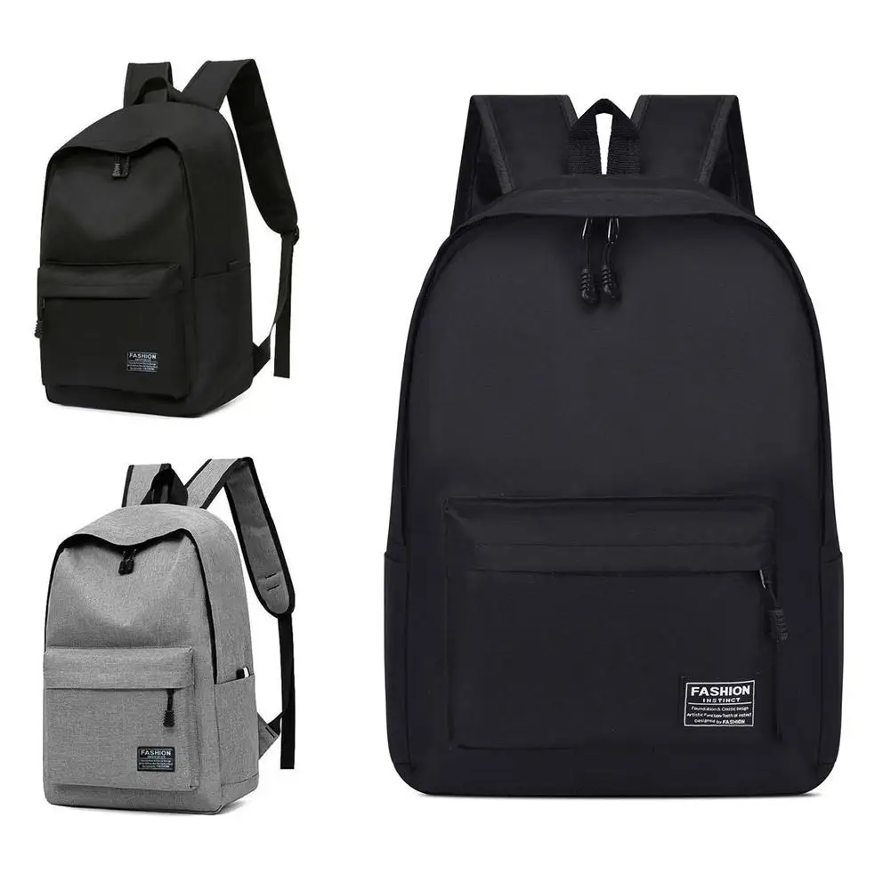 Casual Minimalist Backpack Large Capacity Multi-compartment Travel Trendy College Student Schoolbag Computer Bag Business Bag