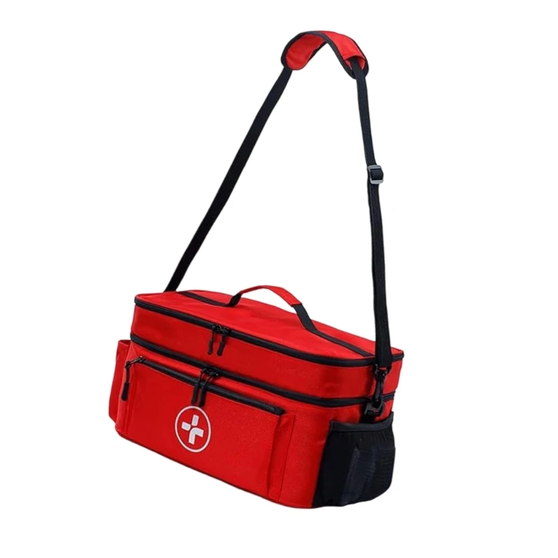 Water Resistant First Aid Storage Bag With Removable Compartments For Emergency D2RC