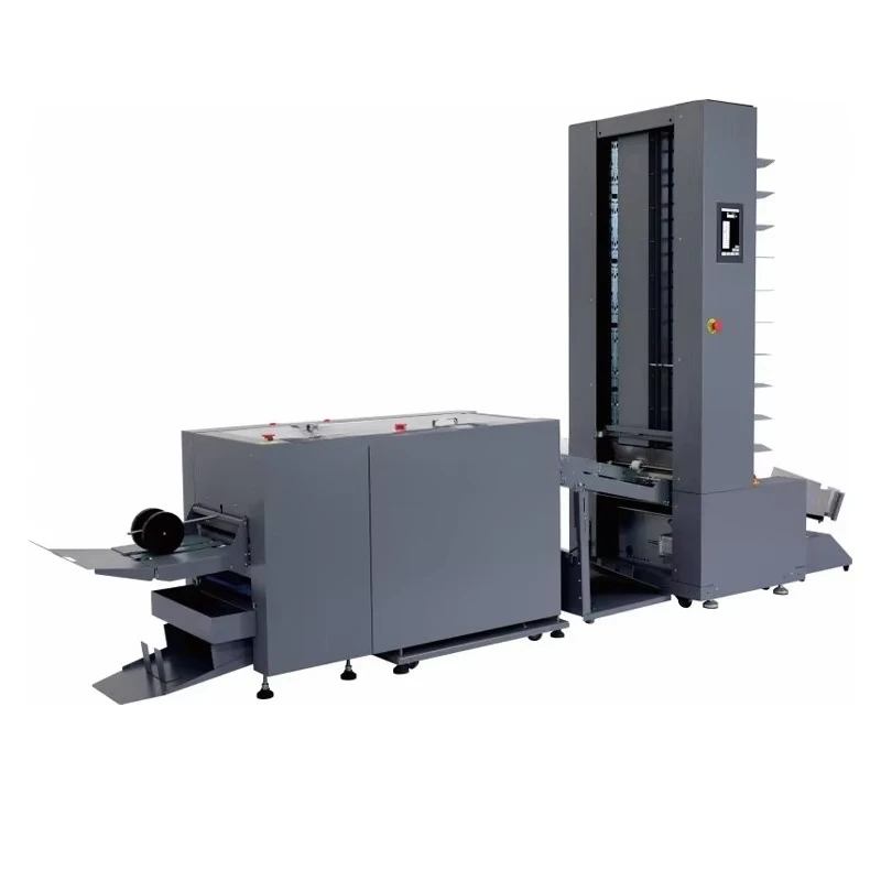 Automatic paper finishing, sewing and folding system Automatic booklet making and binding machine