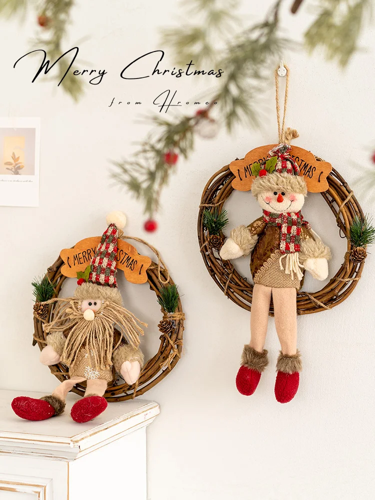 Christmas decoration American retro elderly snowman