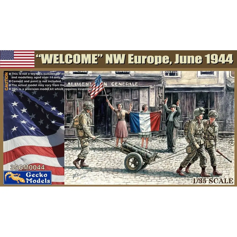 Gecko Models 35GM0044 1/35 "WELCOME" NW Europe, czerwiec 1944-skala zestaw modeli do składania