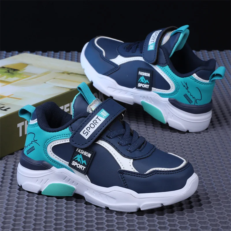 Brand Children Shoes Kids Sneakers Fashion Leather Shoes Child Breathable Outdoor Sports Shoes Casual Boy Girl Shoes