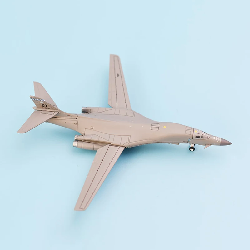 Druckguss uns Luftwaffe B-1B militaris ierte Kampf lancer Bomber legierung Modell 1:400 Maßstab Spielzeug Geschenks ammlung Simulations anzeige