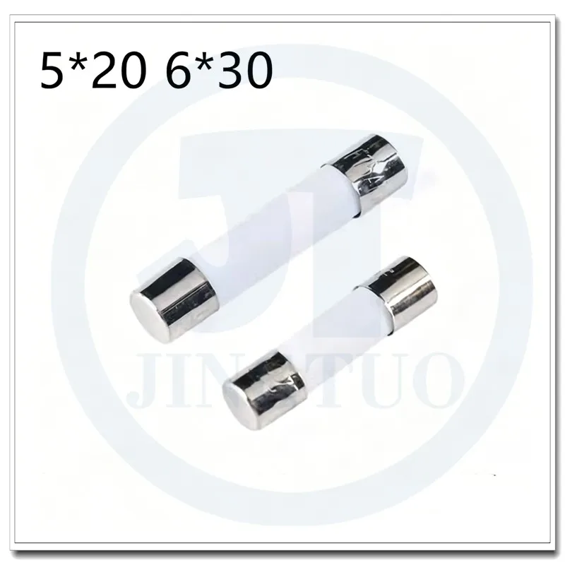 6x30mm Ceramic Fuse 5x20mm Quick Fast Blow 250V 0.5A 1A 1.25A 1.5A 2.5A 3.15A 4A 5A 6.3A 10A 12A 15A 20A 25A 30A