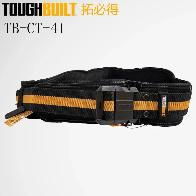 TOUGHBUILT TB-CT-41 Padded Belt Thickening/Half Guard No Pinching Easy Replace Stable Wear-Resistant Tool Belt