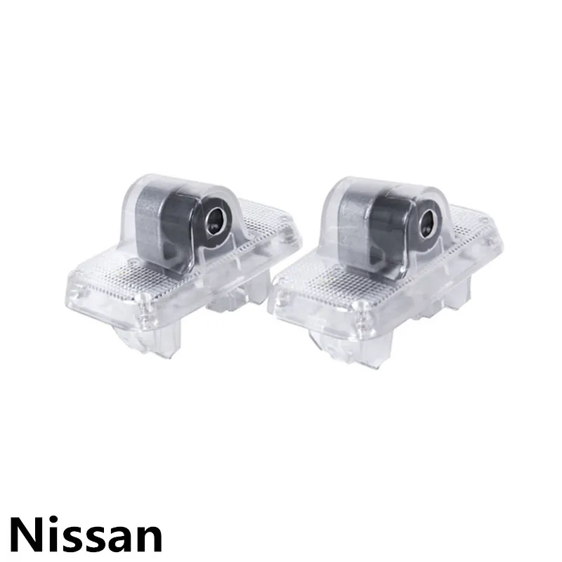 2pcs Auto Exterior Welcome Ghost Lights for Nissan Murano Emblem 2011 2012 2013 Car Door LED Laser Projector Lamp Decoration