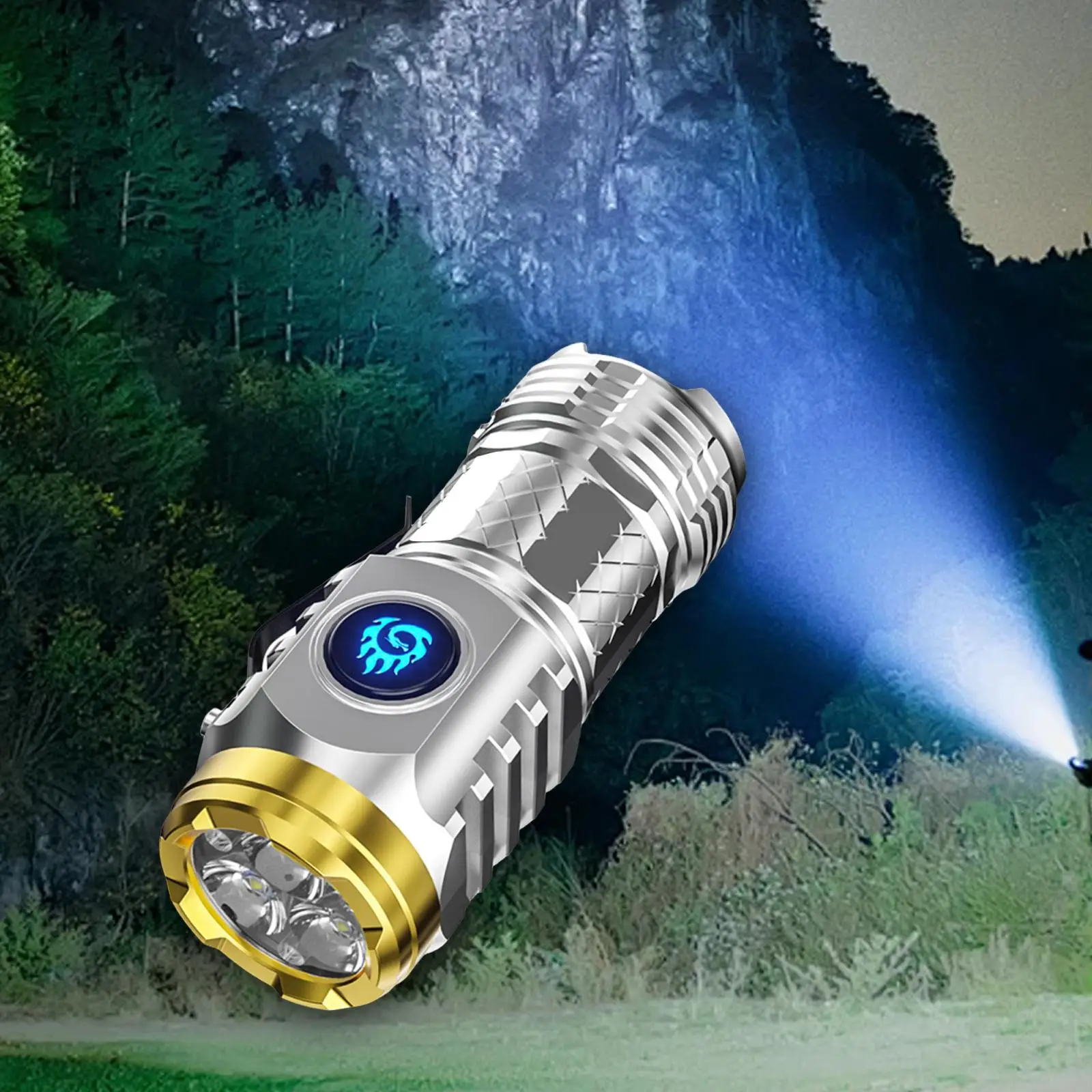 

LED Flashlight Portable Flashlight, Flash Light Compact Outdoor Torch Handheld