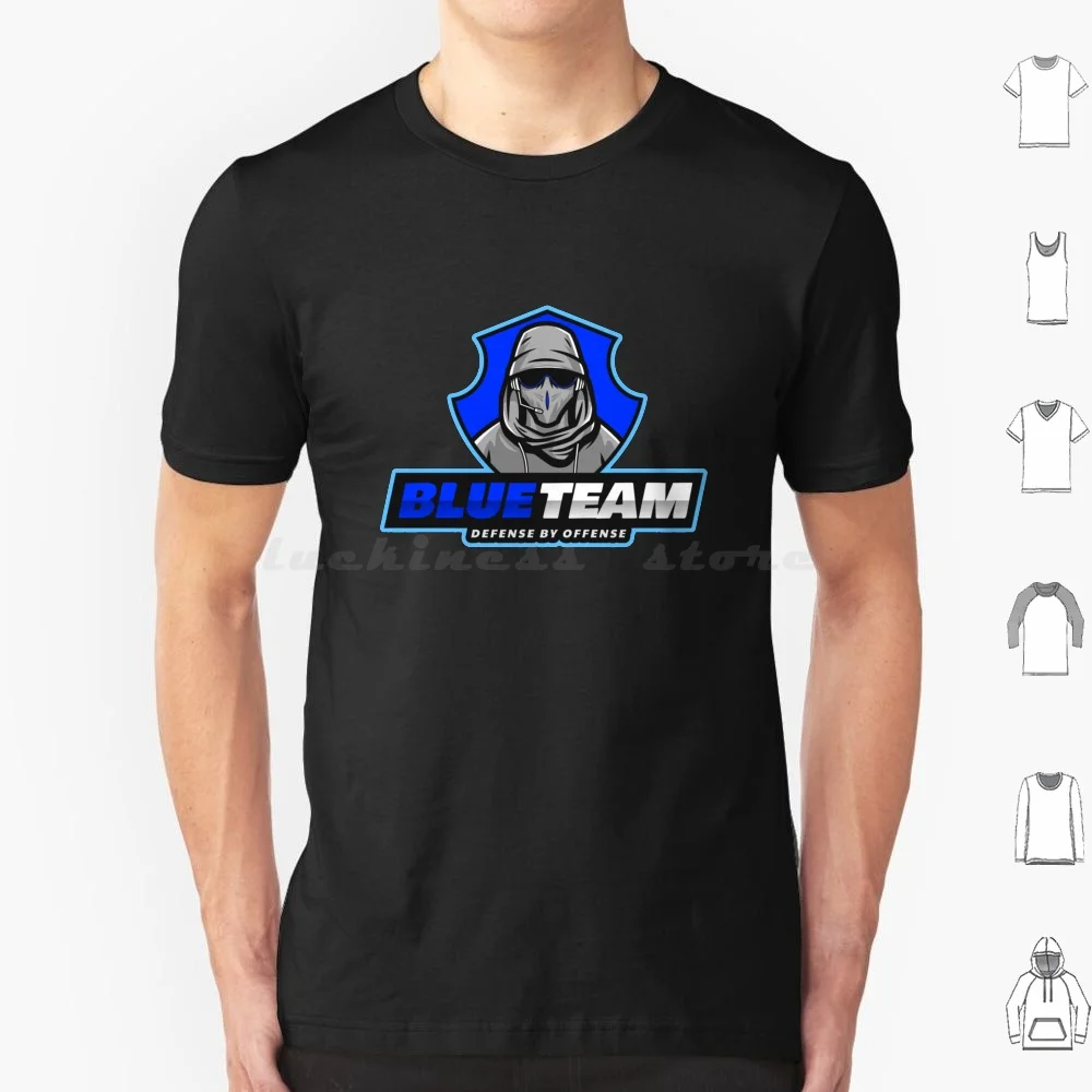 Cyber Security Blue Team-Defense By Offense T Shirt 6xl Cotton Cool Tee Hacker Linux Hacking Geek Hack Code Nerd Computer