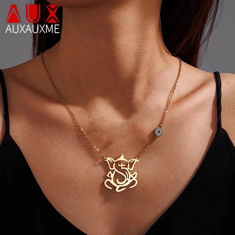 

Индивидуальное именное колье Treebud из нержавеющей стали с циркониевым узором, ювелирное украшение с именами для женщин и мужчин, подарок на годовщину