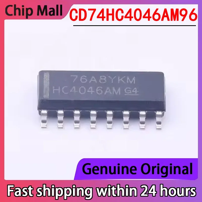 

10PCS New Original CD74HC4046AM96 Screen Printed HC4046AM SOP16 Clock Generator Genuine