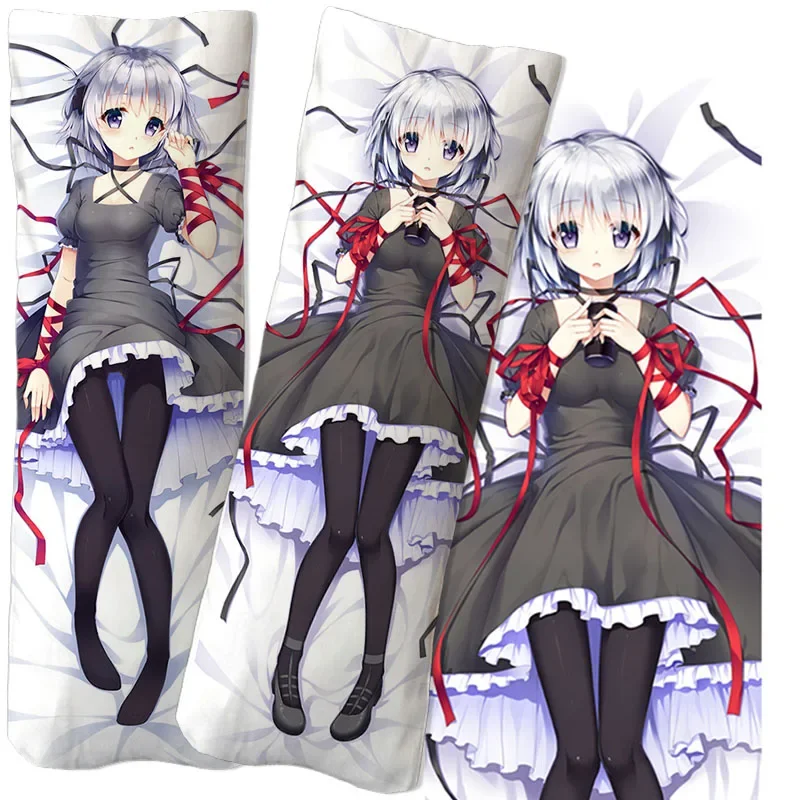 Dakimakura fodera per cuscino Anime bella ragazza stampa fronte-retro cuscino a 2 vie biancheria da letto regali