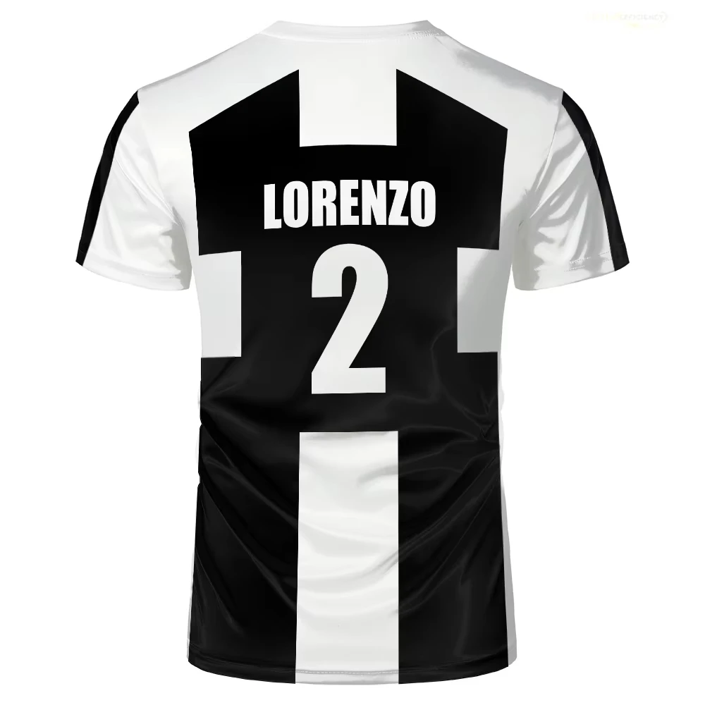 صيف جديد خمسة أشخاص نمط VL Replika أنيمي Uber الأزرق قفل كامل طباعة الرجال التي شيرت تأثيري كرة القدم جيرسي الاطفال/الكبار بلايز