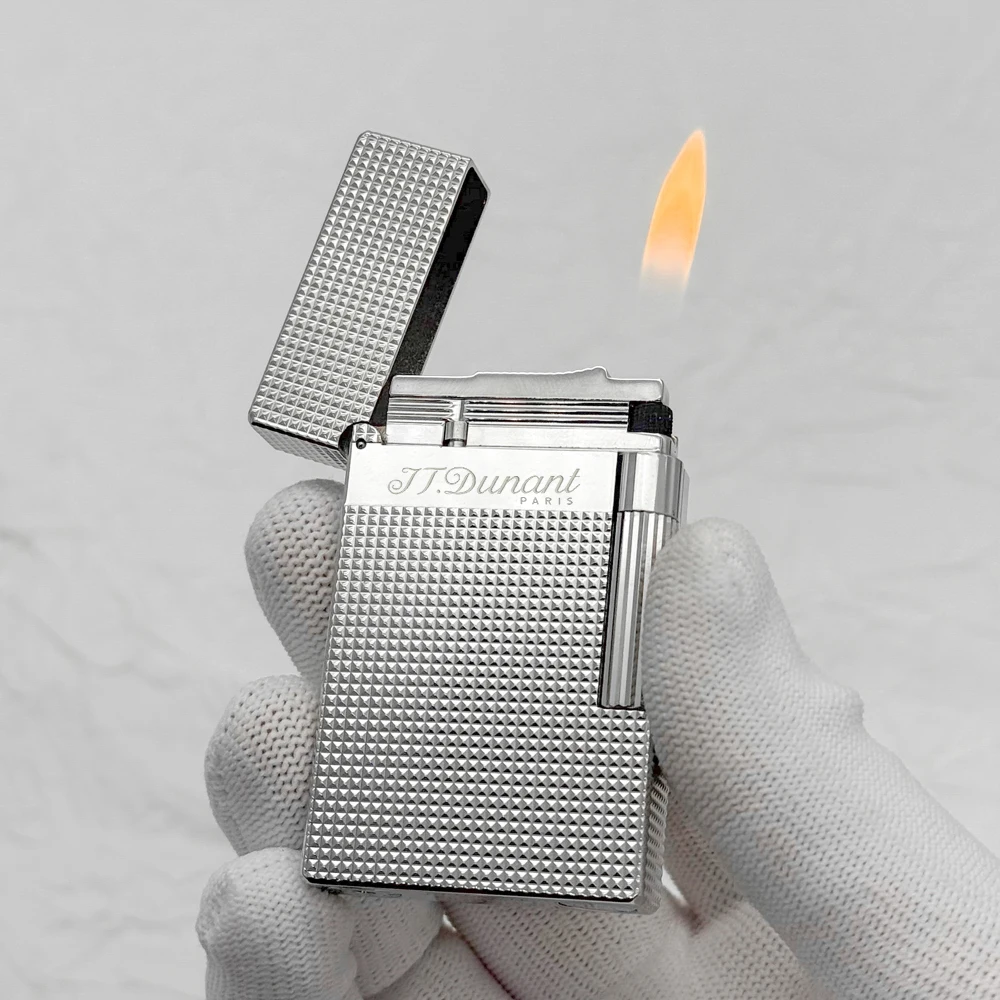 

Парижская зажигалка, металлическая решетка L2, прикуриватель, надувная газовая бутановая зажигалка, чистый звук для курения, мужская подарочная коллекция, ручная работа